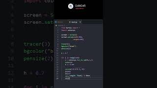 🌀 Amazing Spiral Animation with Python Turtle 🐍 | Python Coding Shorts 💻✨#Shorts #python #pyturtle