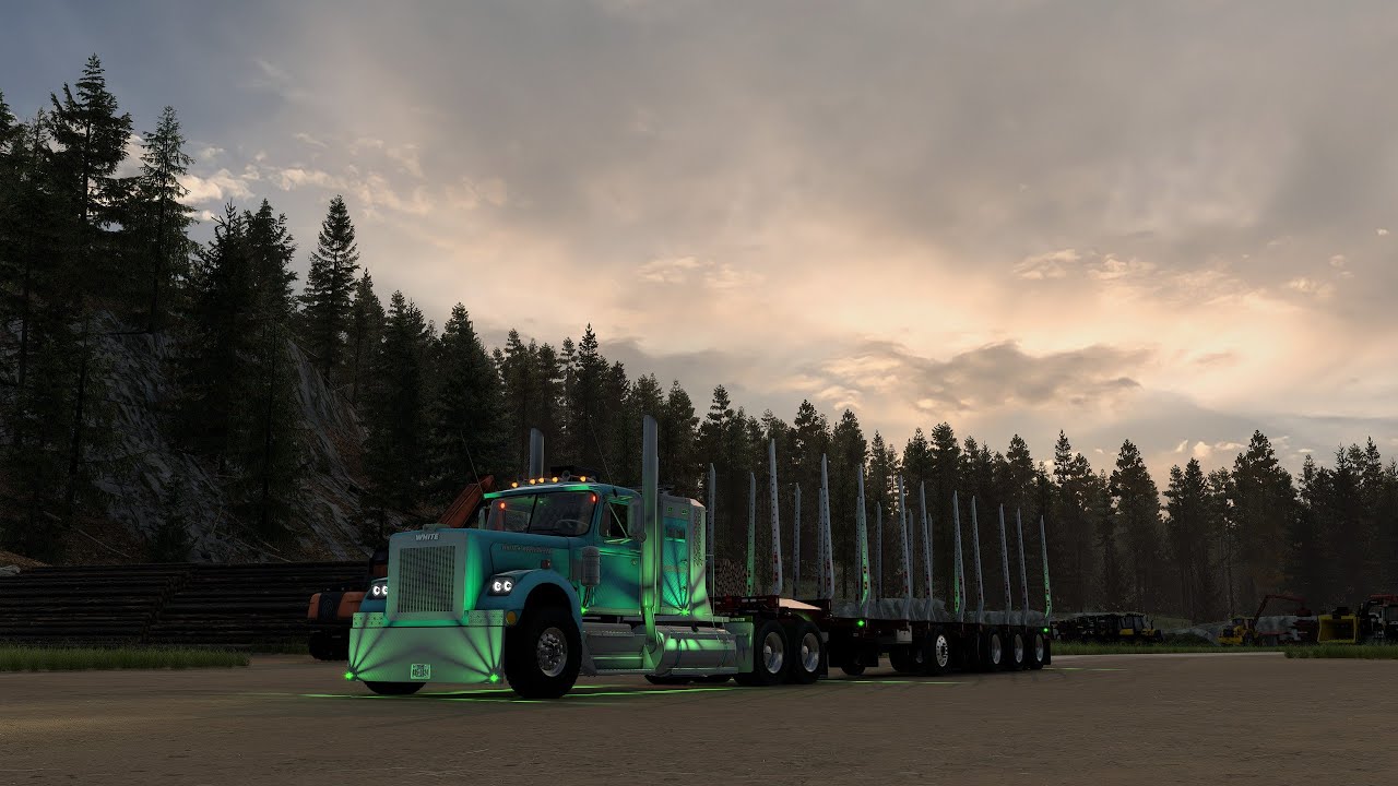 ATS Expansion Double ender Logging Run out of East Glacier, MT - YouTube