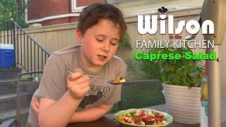 Summer Caprese Salad Recipe by 11YearOld Chef Wilson | Easy and Fresh Cooking for Kids