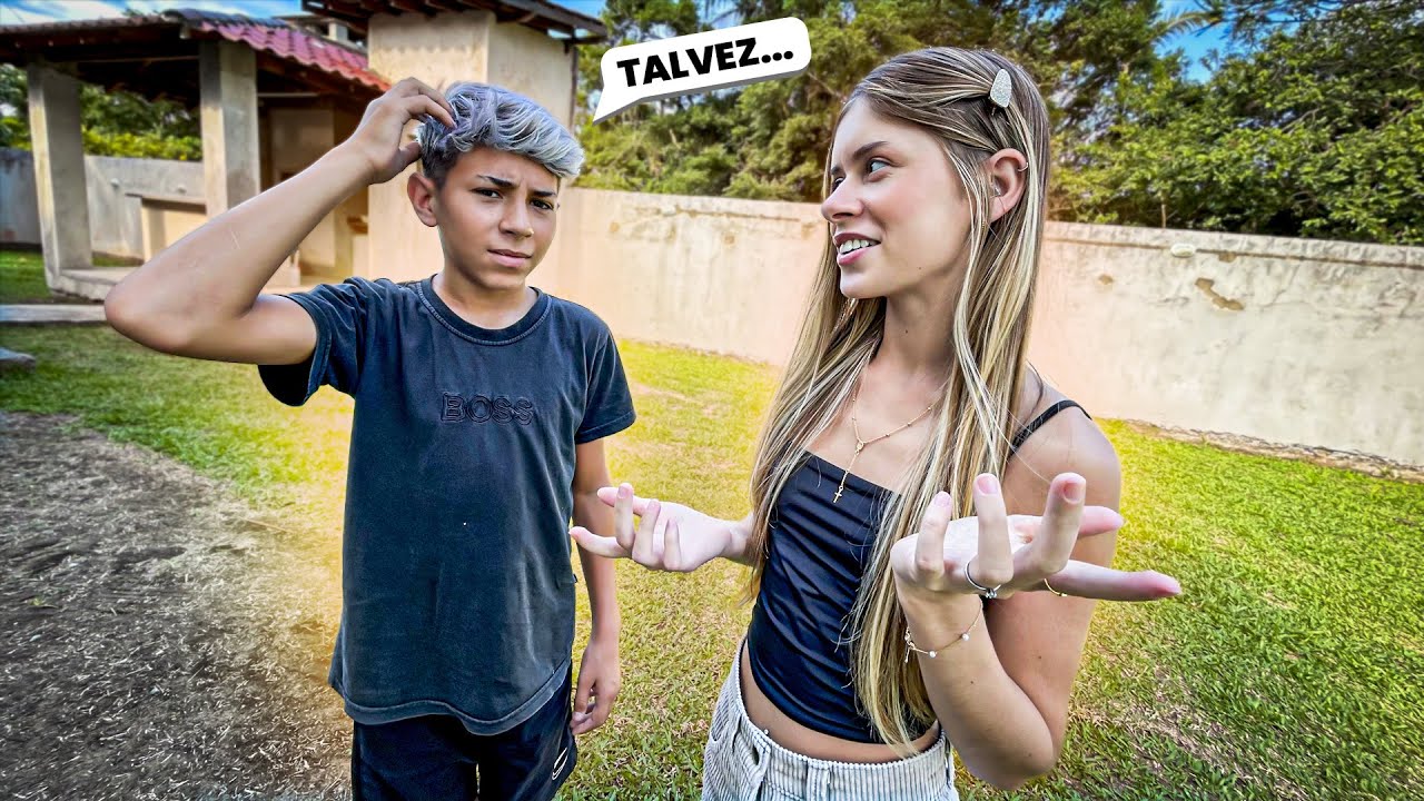 PERGUNTEI PARA O ARTUR SE ELE GOSTA DE MIM
