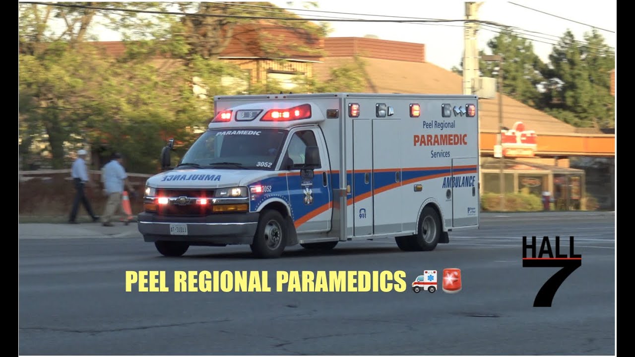 Peel Regional Paramedics Unit 3052 Responding YouTube