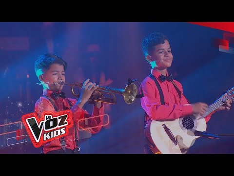 Sebas Y Alex Cantan La Malagueña La Voz Kids Colombia 2022