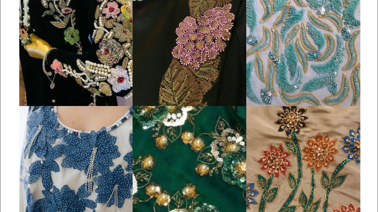 Hand Work on Dresses – Latest Handmade Designs Beautiful Hand Work Dresses for Weddings & Parties