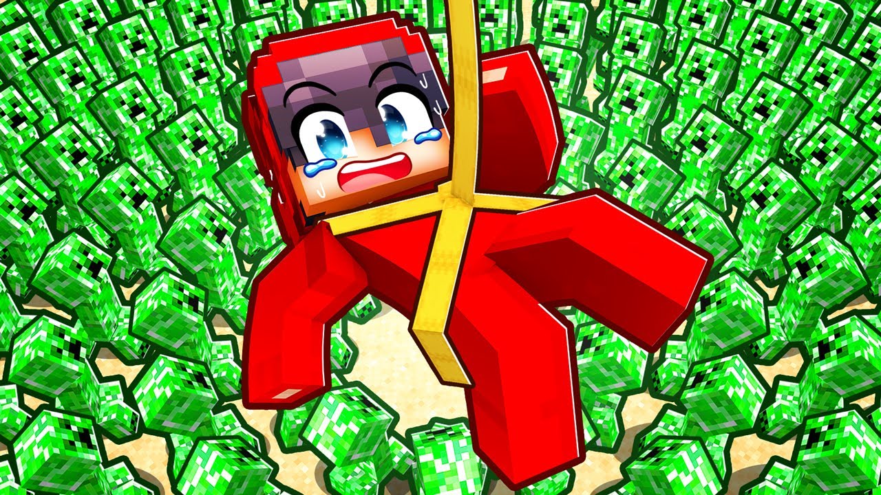Cash vs 1,000,000 Creepers In Minecraft!