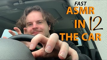 Fast & Aggressive ASMR in the Car 12 lofi Hand Sounds, Invisible triggers,Gripping&Scratching+Visual