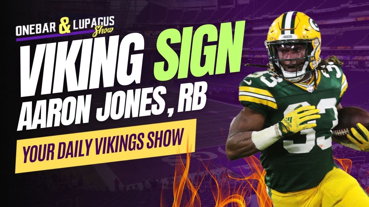 Vikings Signing Running Back Aaron Jones YouTube