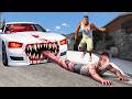 FRANKLININ ARABASI GRANNY CANAVARI OLDU - GTA 5 MODS