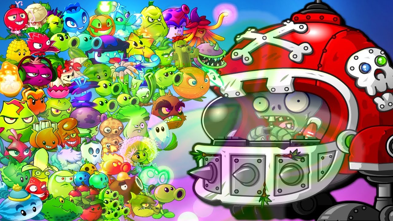 Mecha Football Zombie vs Every Plant Power Up! Plants vs. Zombies 2: It