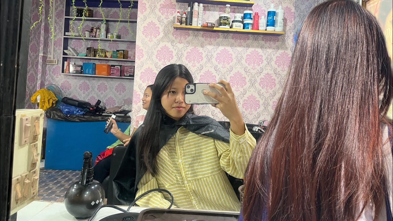 day in my life ❤️|| Sasta hair colour kiya 😂