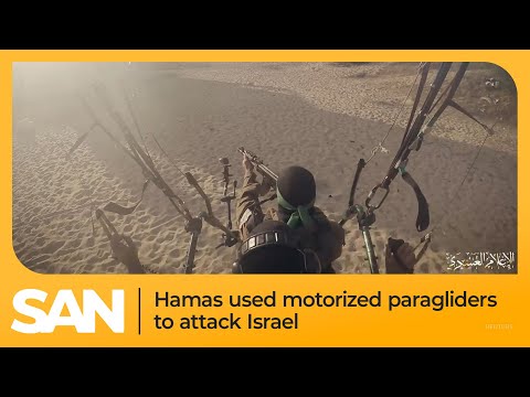Hamas terrorists used paragliders in their attack on Israel