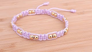 COMO HACER ESTA PULSERA NUDO PLANO /PULSERAS PAREJAS/ BRACELET