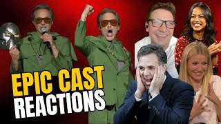 Marvel Stars React to Robert Downey Jr.'s Return as Doctor Doom! || Jeremy Renner, Mark Ruffalo