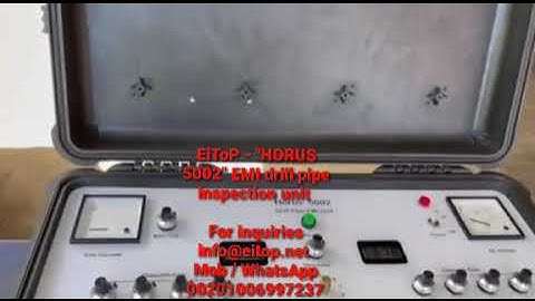EMI drill pipe inspection equipment "Horus5002" - EiToP