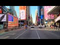Driving across manhattan new york  from uptown to downtown  4k