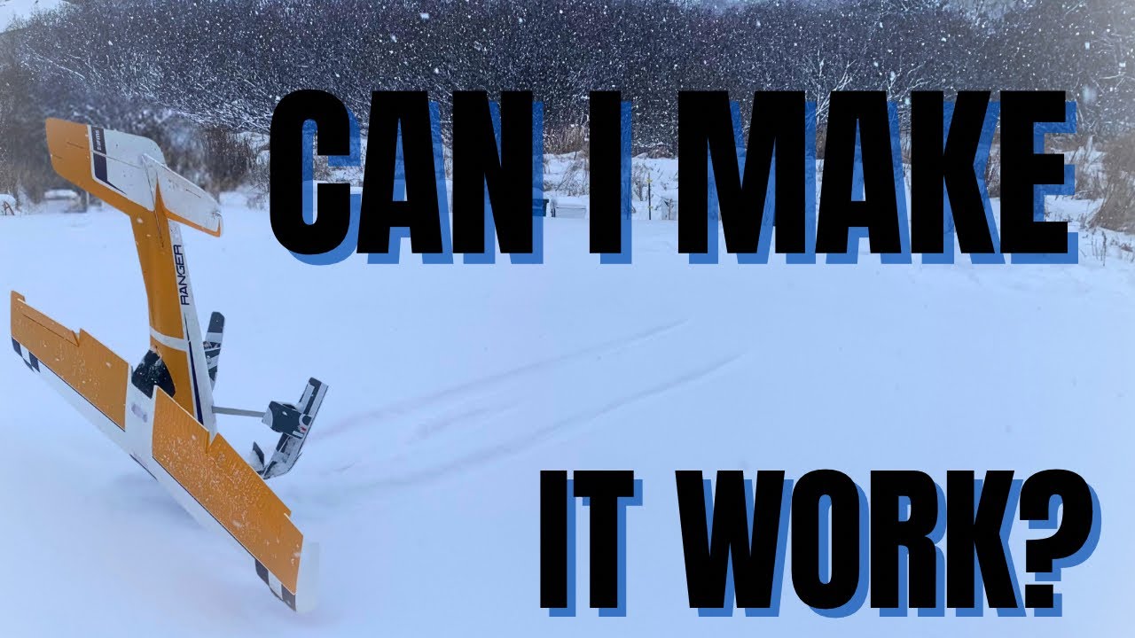 Making Custom Skis for my RC Plane!