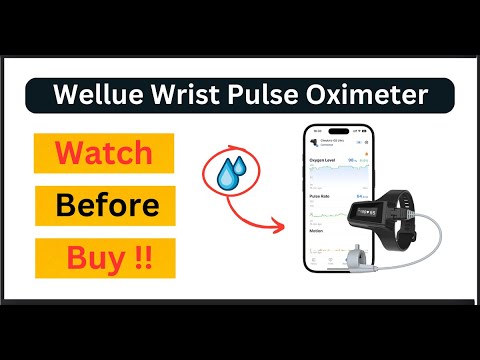 Wellue Wrist Pulse Oximeter Review | Watch Before Buy |