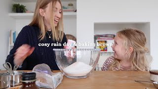 Cosy Rain Day & Baking Brownies | Rhiannon Ashlee Vlogs