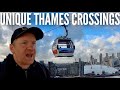 I fly to London City and spend the day looking for as many unique Thames crossings as possible!
