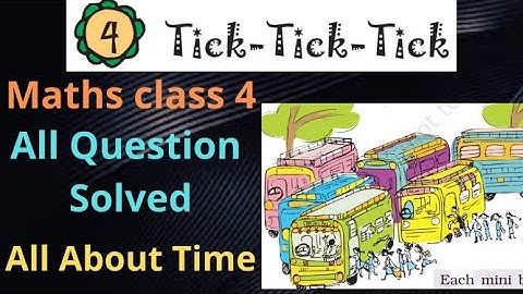 Question Answers | Maths Class 4 Chapter 4 | Tick Tick Tick | NCERT CBSE -with explanation in Hindi