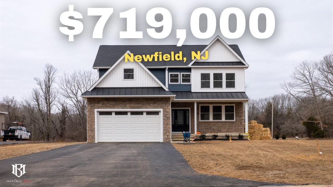 NEW JERSEY HOME TOUR | Newfield, NJ | NEW CONSTRUCTION | 4 Beds 2.5 Baths | MUST SEE LUXURY OF 2025!