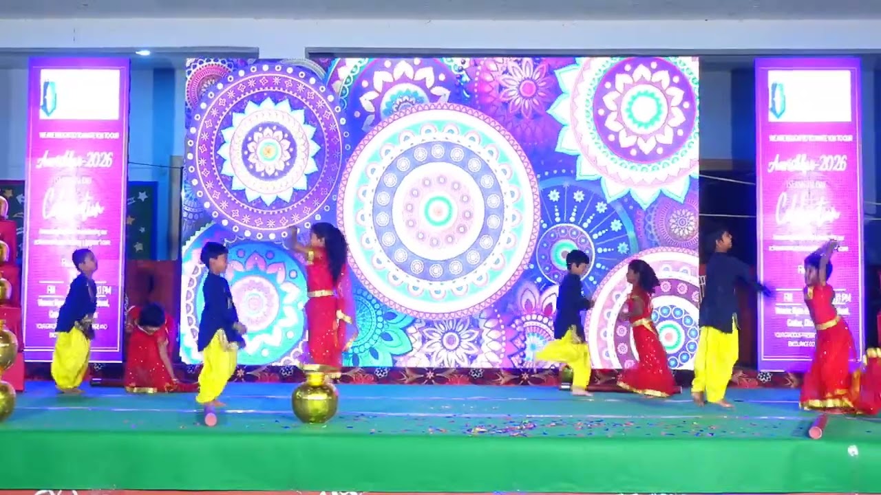 Yelluvachi godaramma Dance Performance  Aavishkar 20261st AnnualDay Celebration  Nyra Erudite School