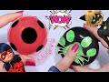🐞💚 DIY Miraculous Ladybug Nano tape Bubbles and Pop It! Viral TikTok Ladybug and Chat Noir Pop It 💚🐞