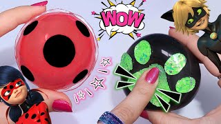 🐞💚 DIY Miraculous Ladybug Nano tape Bubbles and Pop It! Viral TikTok Ladybug and Chat Noir Pop It 💚🐞