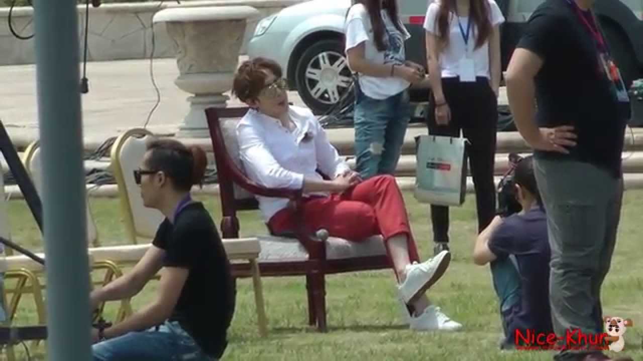 [Fan cam]150516 17 Nichkhun 'Youth Tranee' shooting (no spoiler)