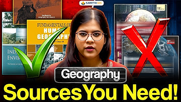 Geography Sources You Need for UPSC Prelims 2026 | Pallavi Ma