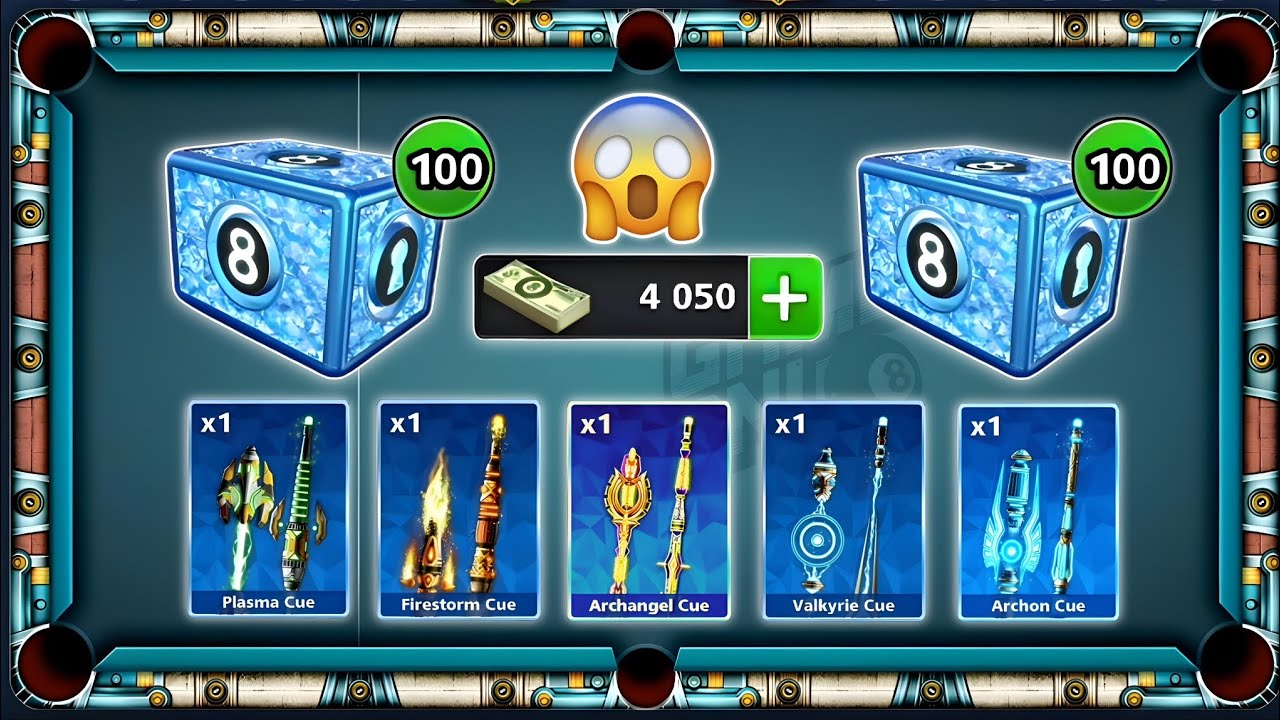 8 Ball Pool Legendary Box Reward Link 2022 - 8 ball pool - Opening 100 Legendary Boxes 😱| How many cues we can get