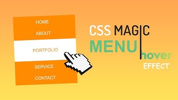Awesome menu hover effect using only Html & CSS