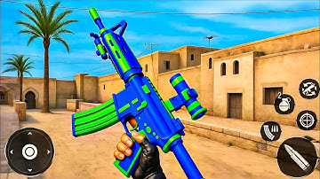 FPS Commando Strike Game - Offline Commando Mission Battlefield - Android GamePlay