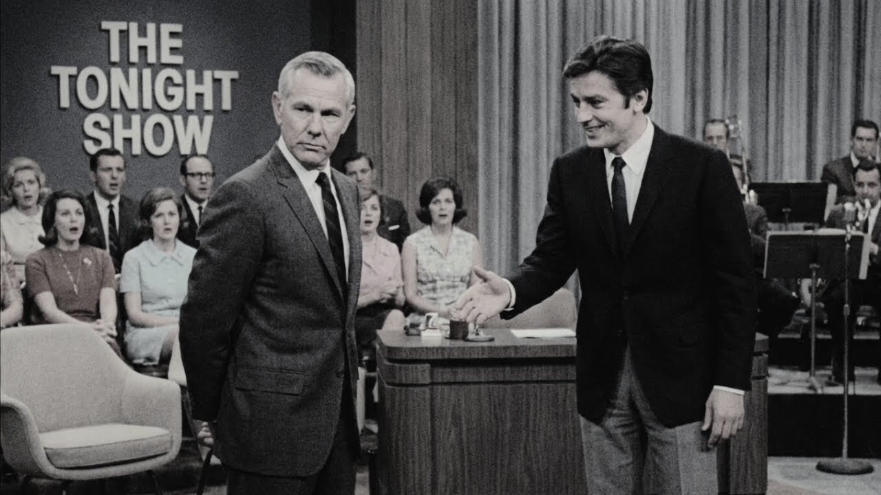 Johnny Carson Refused to Shake Alain Delon's Hand — What Alain Said Left the Studio Frozen