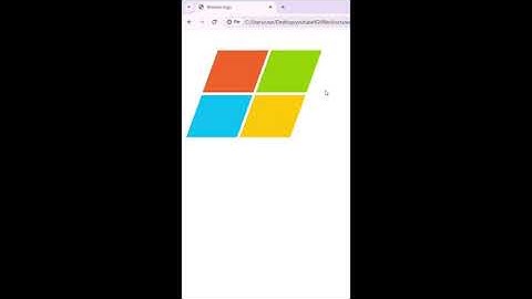 How To Make Microsoft Logo | HTML CSS