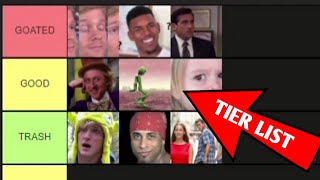 Greatest Memes Tierlist | Ranking the funniest memes of all time (TIERLIST)