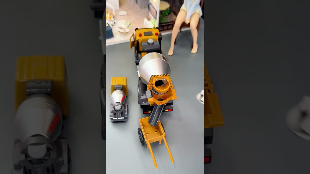 Small vs Big Cement Mixer Truck | Satisfying ASMR 🚛🌀 | Zin Cars #automobile