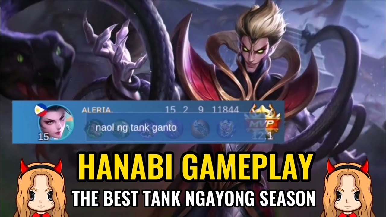 The Best Tank na Nakasabay ko Ngayong Season | Hanabi Gameplay