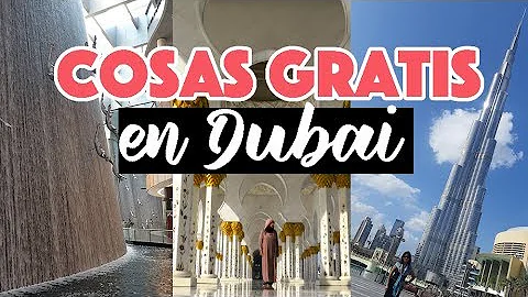 ¿Es gratis el agua en Dubai?