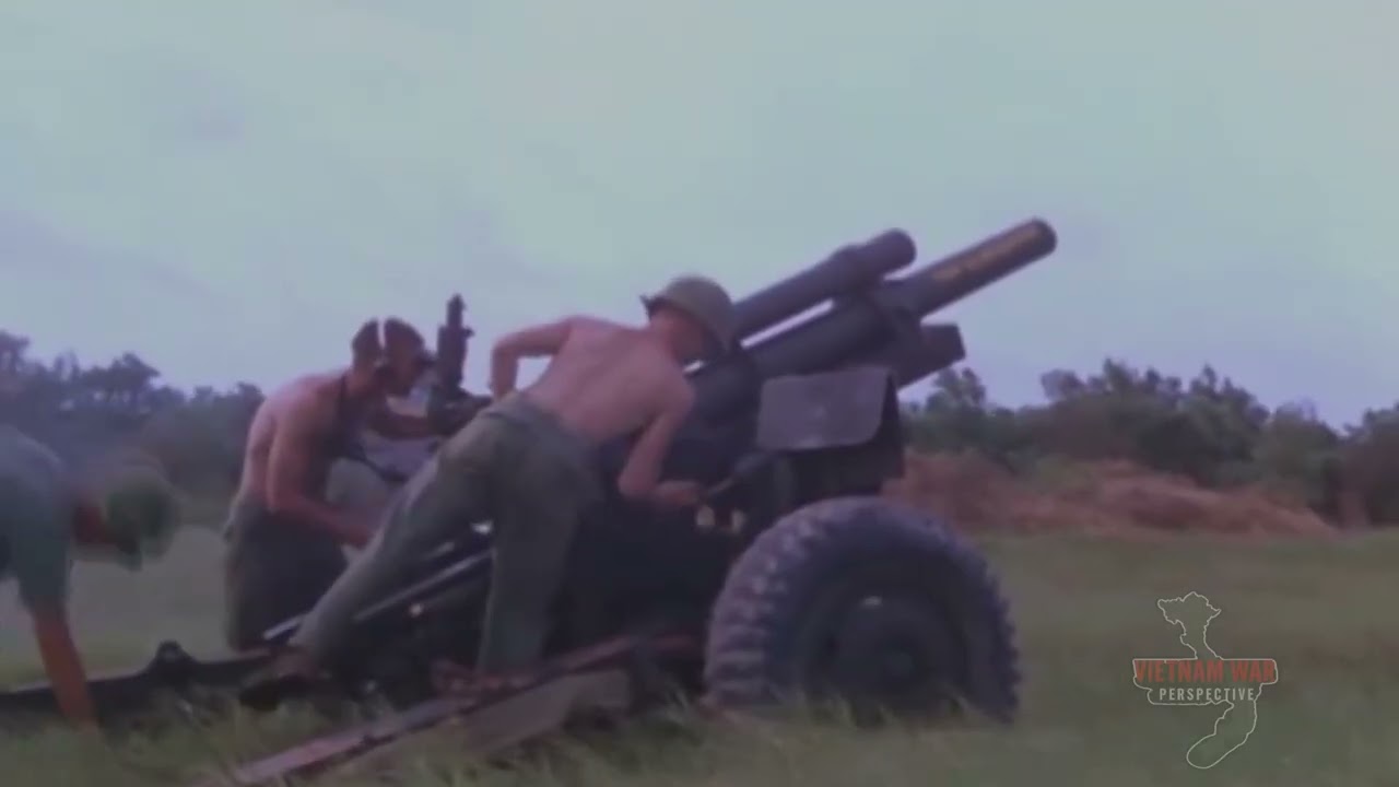 The Sound of Vietnam Artillery — 105mm Gunline 