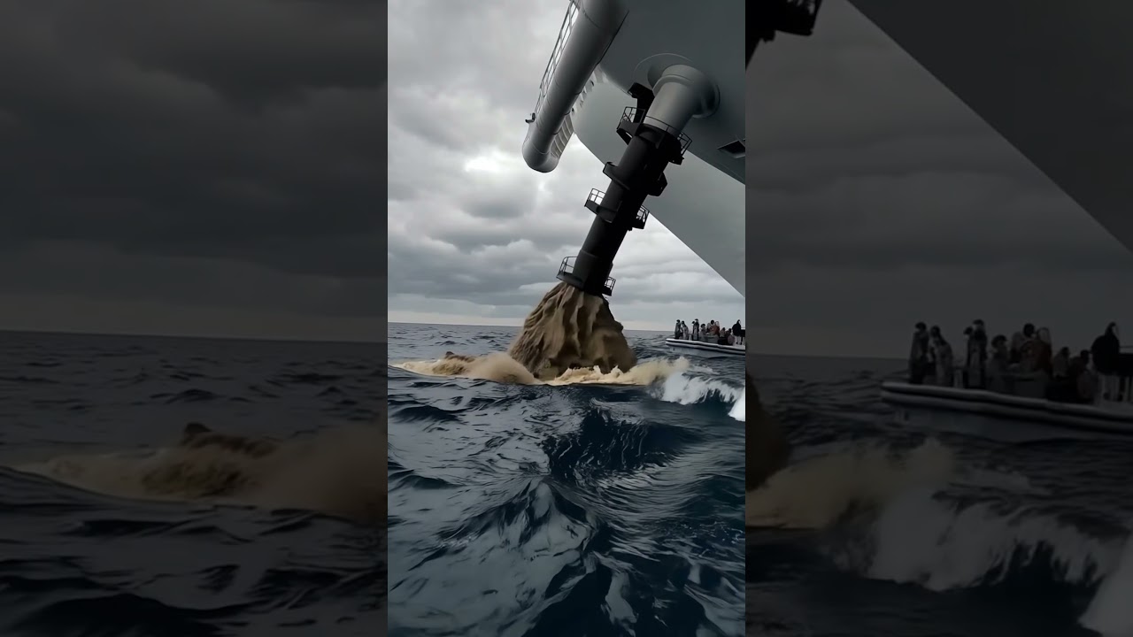 Cruise ships dumping sewage into the ocean