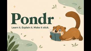 Pondr: Active Learning App Demo