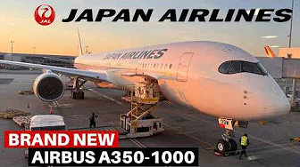 JAPAN AIRLINES BRAND NEW AIRBUS A350-1000 (Economy) | Tokyo - New York | Flight Review
