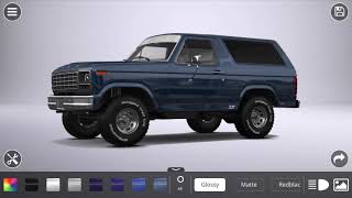 Custom 1980 Ford Bronco 3D