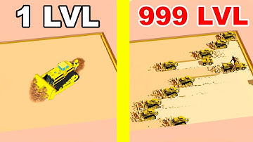 Max Level Digger in Dig Tycoon - Idle Game (Timelapse Video)