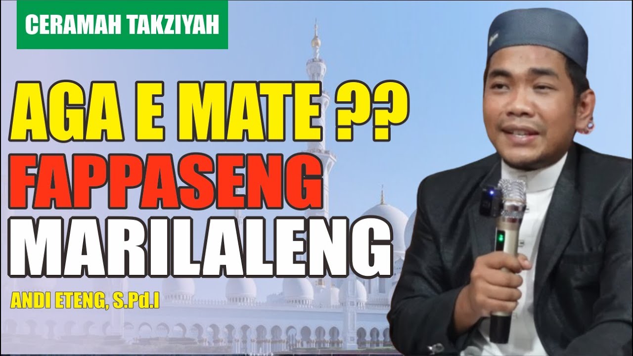 TAKZIYAH USTADZ ANDI ETENG I TADZKIRATUL MAUT