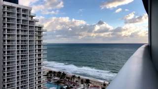 Atlantic view from W Fort Lauderdale Hotel.