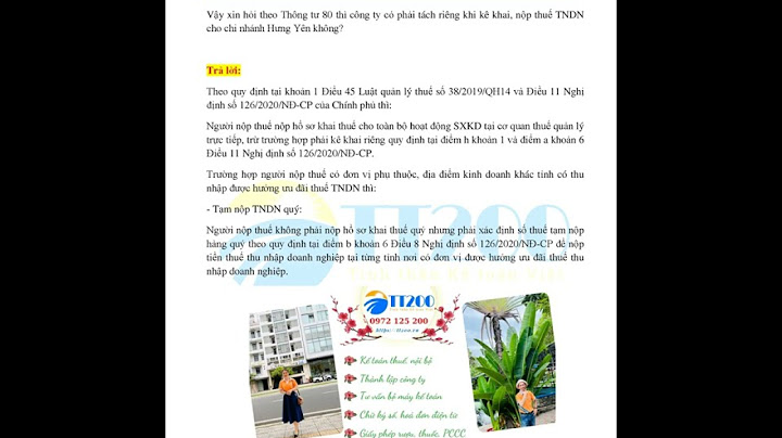Hướng dẫn quyết toán thuế tndn 2023 theo tt 200