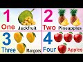 Learn 1 to 20 numbers fruitsanimal names  1 to 20 spelling  numbers names 1 to 20 with spelling