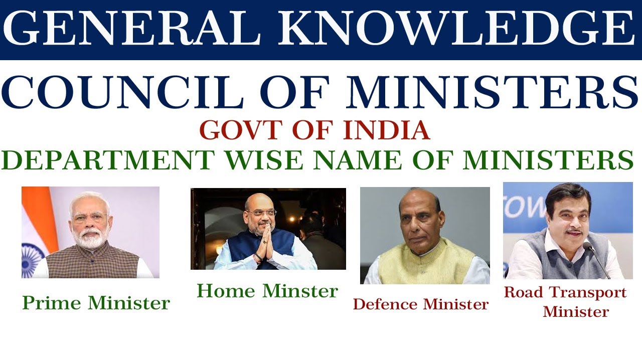 GK | Council of Ministers of Govt of India | General Knowledge Adda ...
