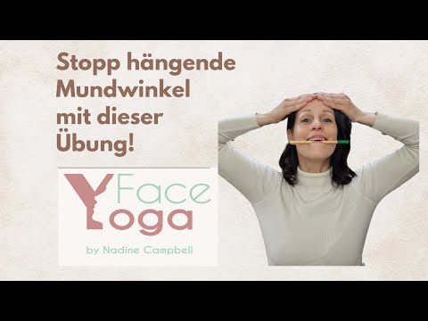 Stopp hängende Mundwinkel